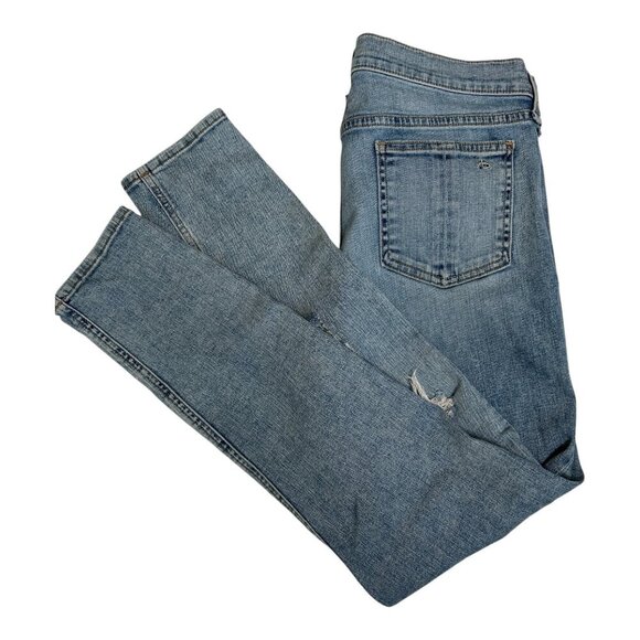 rag & bone Denim - Rag & Bone Double Wash Light Distressed Skinny Jeans 30 Style W1526K520DO